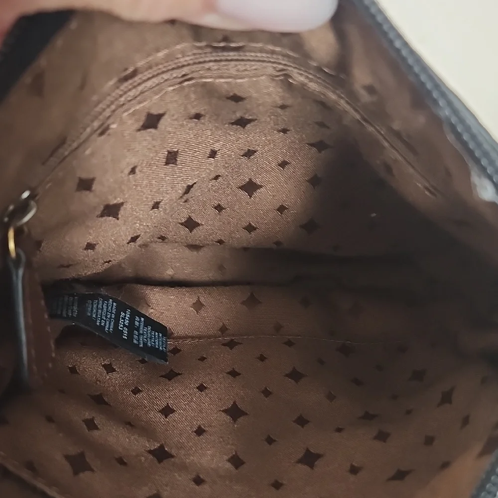 Fossil Explorer Leather Crossbody w/Free Fossil Wallet